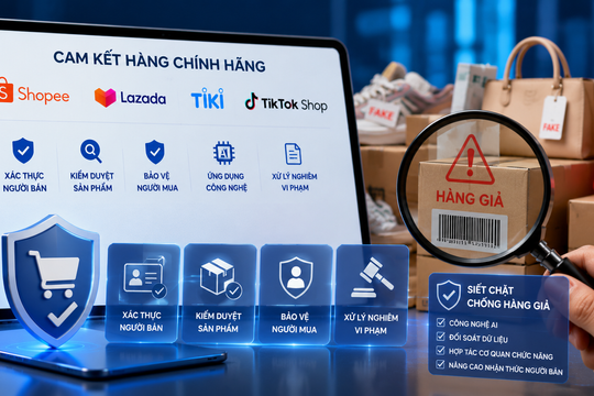 Các sàn thương mại điện tử đang siết chống hàng giả như thế nào?