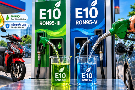 Phân biệt giữa xăng E10 RON95-III và E10 RON95-V: Loại nào phù hợp với xe của bạn?