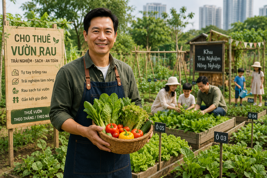 Khởi nghiệp với mô hình cho thuê vườn rau: Người đàn ông 45 tuổi biến đất trống thành cơ hội kinh doanh