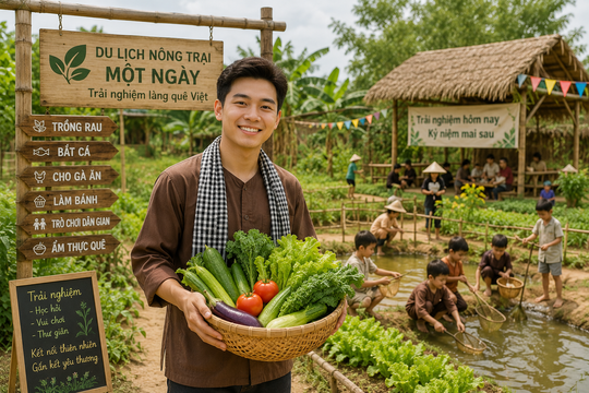 Khởi nghiệp với mô hình “du lịch nông trại một ngày”: Chàng trai Thanh Hóa biến đồng quê thành điểm đến hút khách