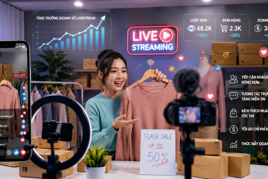 Xu hướng mua hàng qua livestream đang thay đổi thị trường ra sao?