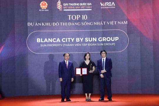 Blanca City khẳng định chất lượng với danh hiệu “dự án khu đô thị đáng sống nhất Việt Nam”