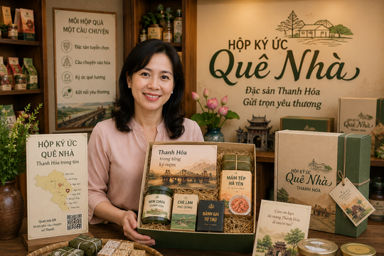 Khởi nghiệp với mô hình “hộp ký ức quê nhà”: Người phụ nữ Thanh Hóa biến đặc sản địa phương thành món quà cảm xúc