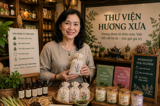 Từ tình yêu thảo mộc Việt, người phụ nữ 52 tuổi khởi nghiệp với "thư viện hương xưa" độc đáo