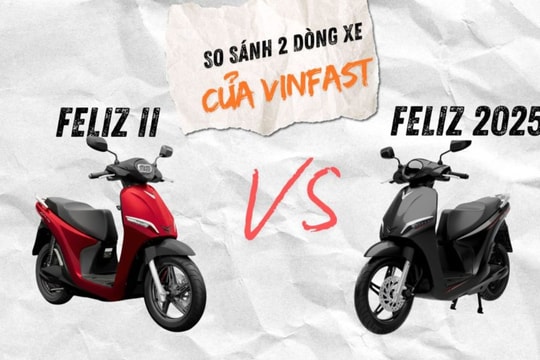 Xe điện VinFast Feliz 2025 và Feliz II: Chọn quãng đường dài hay ưu tiên đổi pin linh hoạt?