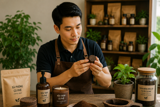 Khởi nghiệp từ bã cà phê: Chàng kỹ sư trẻ biến phụ phẩm thành sản phẩm giá trị cao