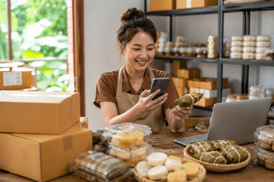 Khởi nghiệp từ chiếc bánh quê: Cô gái 9X đưa bánh truyền thống lên sàn thương mại điện tử, doanh thu tăng gấp nhiều lần