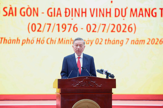 Phát biểu của Tổng Bí thư, Chủ tịch nước Tô Lâm tại Lễ kỷ niệm 50 năm thành phố Sài Gòn - Gia Định vinh dự mang tên Chủ tịch Hồ Chí Minh